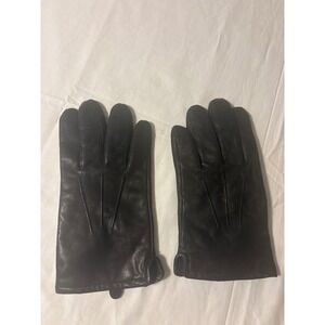 Thinsulate Leather Gloves Mens XL BlackInsulated Winter Thermal